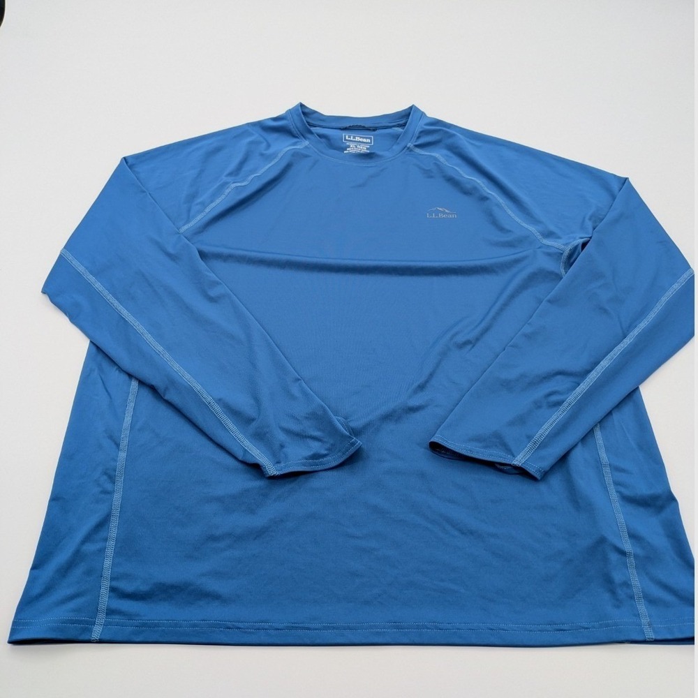 LL Bean Mens XL Swift River Cooling Rash Guard‎ UPF 50 Outdoor Gorpcore Fishing